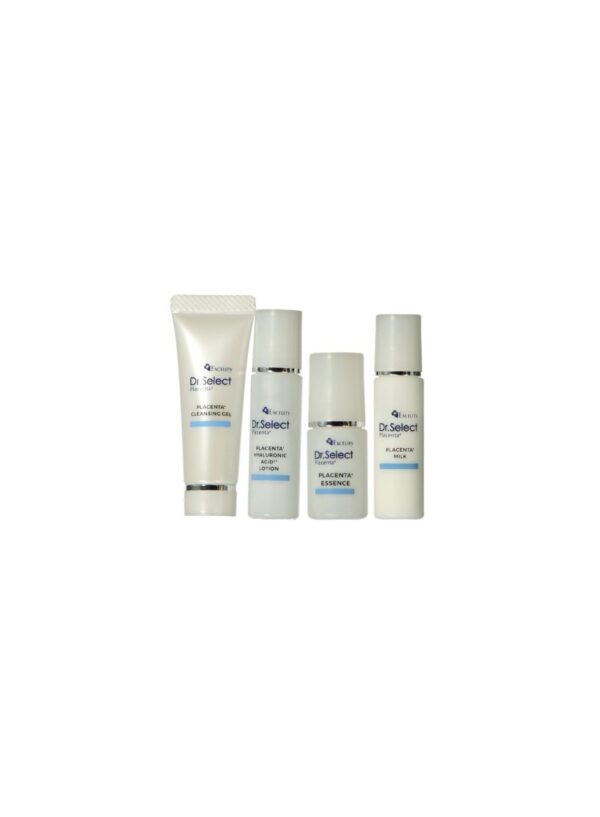 Dr.Select Excelity Placenta Milk facial care travel set